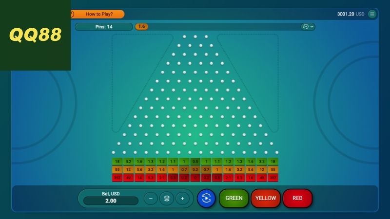 Cách chơi Plinko trên QQ88